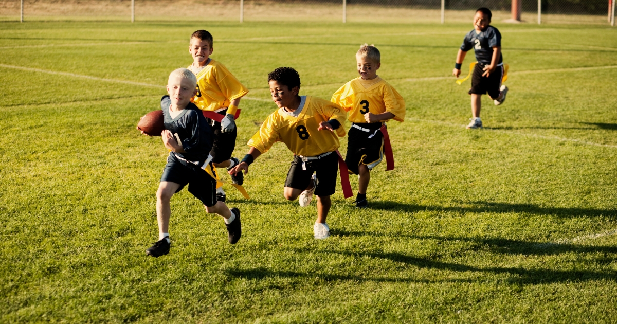 Friday Night Lights flag football for kids in San Luis Obispo
