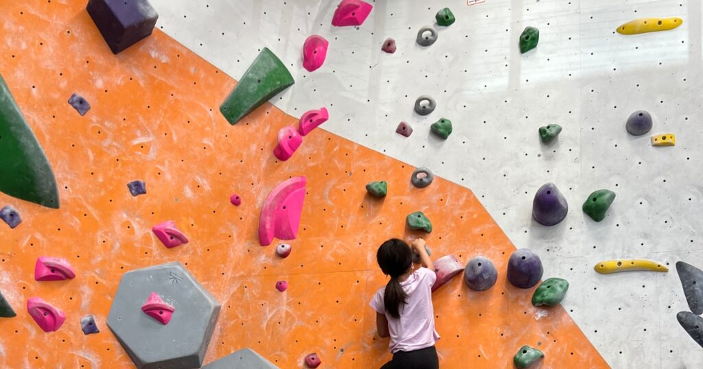 Rock climbing The Pad gym for kids and teens in San Luis Obispo